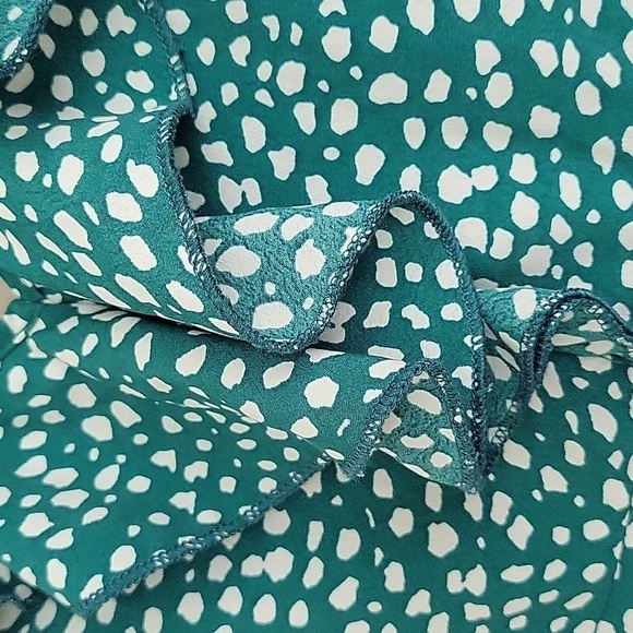 Green Ruffle Dress - Picture 4 of 4